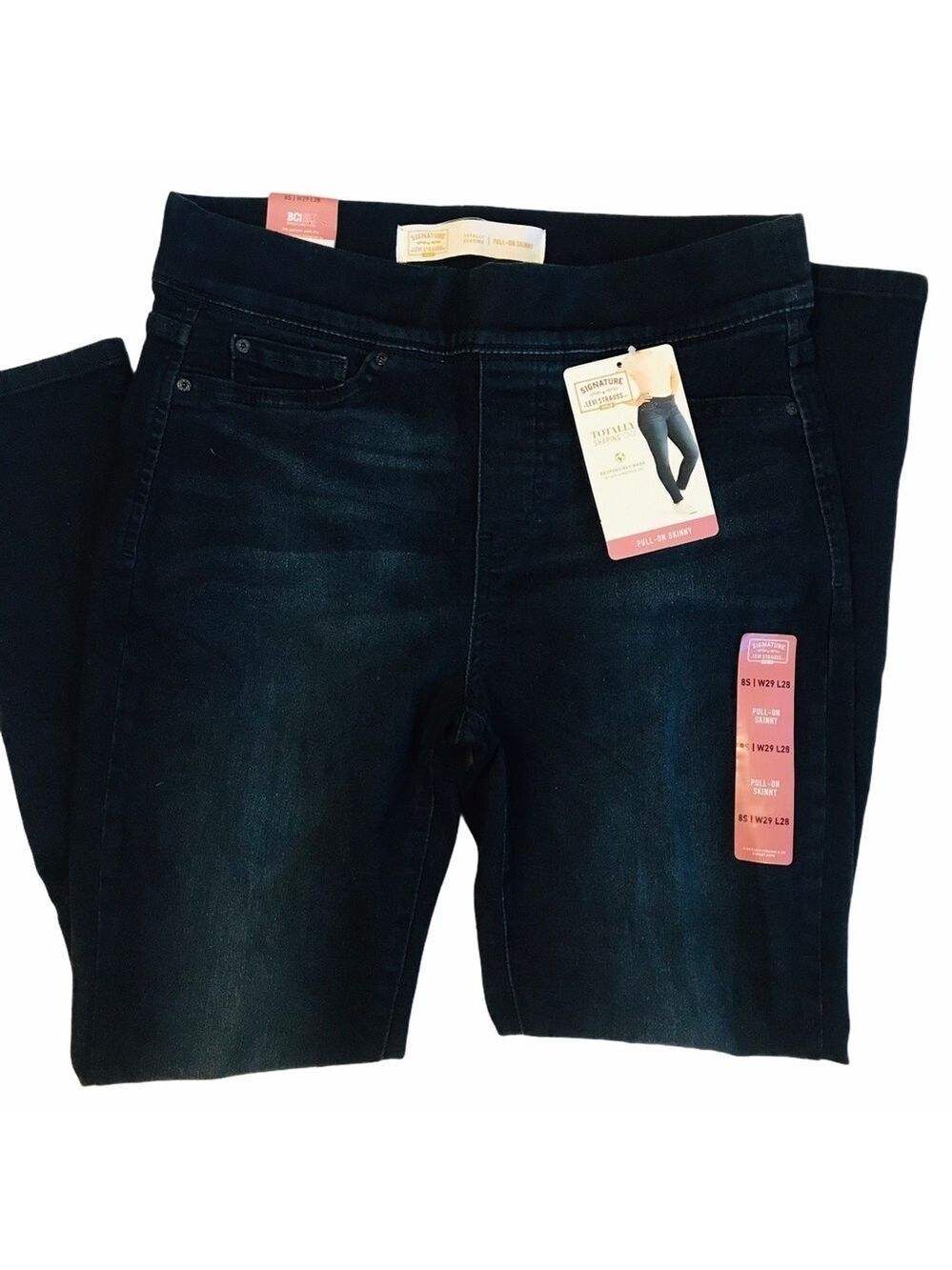 Levis Gold Label Women's Totally Shaping Pull On Mid Rise Skinny Jeans 2… - Picture 5 of 10